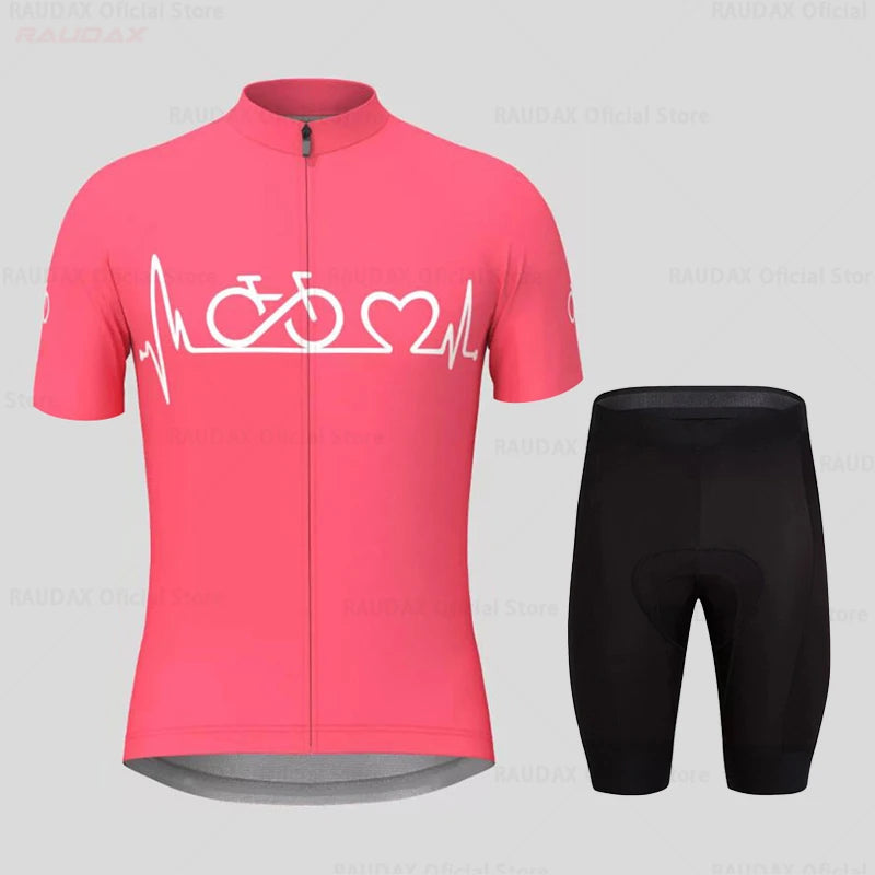 Abbigliamento Da Ciclismo Estivo Per Uomo Kit MTB Maglia Da Ciclismo A Maniche Corte Traspirante Per Bici Da Strada