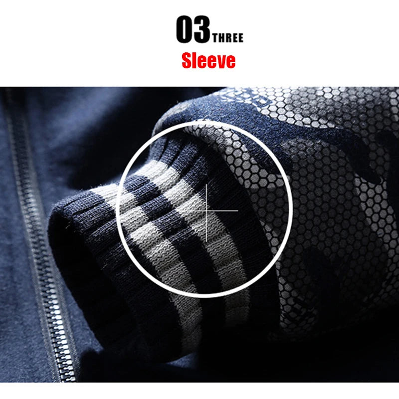 Giacca Invernale Da Uomo Camouflage Con Cappuccio In Pile A Manica Lunga Streetwear Abbigliamento Uomo