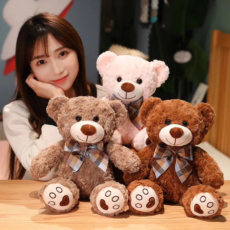 Orso Peluche Con Papillon Kawaii 35 50 60 Cm Cuscino Morbido Per Bambini Ragazze Regalo Perfetto Per Bimbi E Ragazze