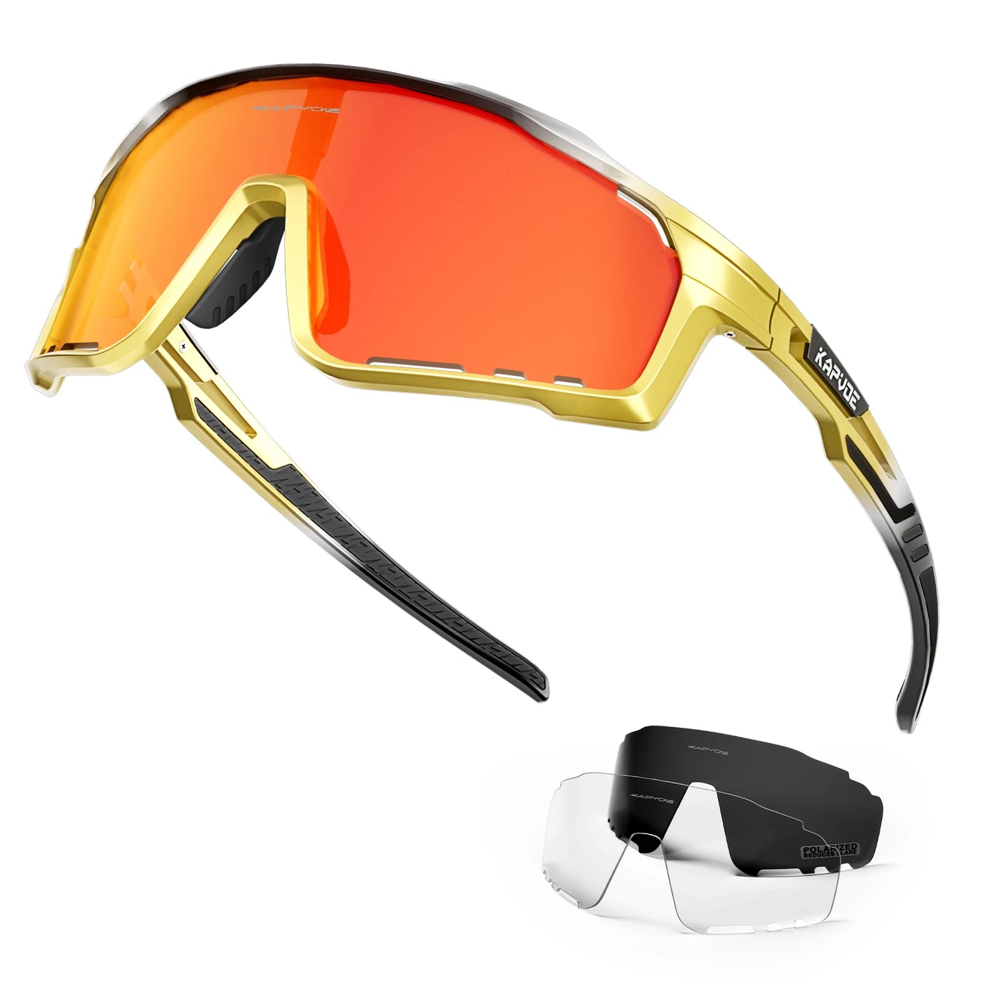 Occhiali Da Ciclismo Polarizzati Kapvoe Da Donna UV400 Occhiali Da Sole Per Bicicletta E Esterno Sport Escursionismo