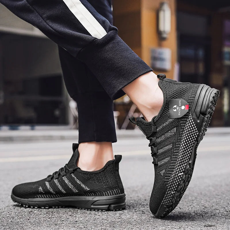 Sneakers Da Uomo Alla Moda In Mesh Traspirante Scarpe Casual Da Corsa Antiscivolo Per Esterno Di Alta Qualità