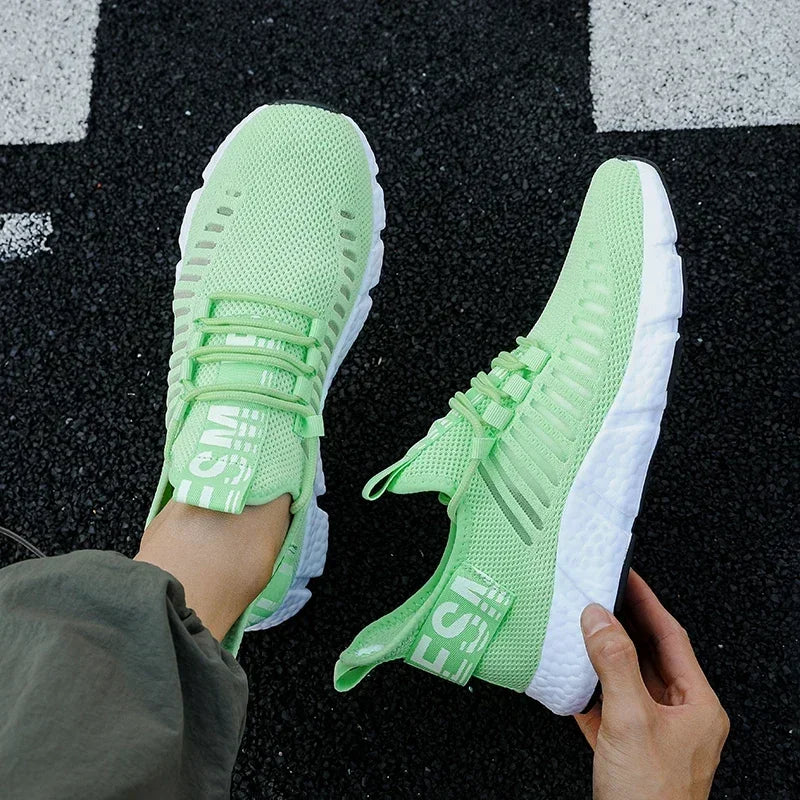 Scarpe Da Ginnastica Estive Da Uomo Traspiranti In Mesh Leggero Per Allenamento E Tennis Eleganti Spedizione Gratuita