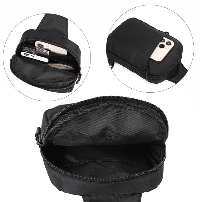 Marsupio Multifunzionale 2In1 Borsa Da Viaggio Per Esterni Uomo Donna Borsa A Tracolla Piccola Casual