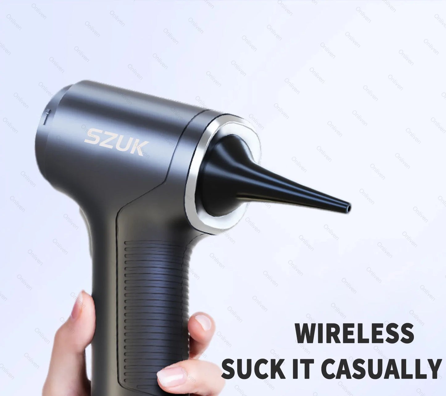 Szuk 98000PA Mini Aspirapolvere Per Auto Potente Pulizia Forte Aspirazione Palmare Wireless Portatile