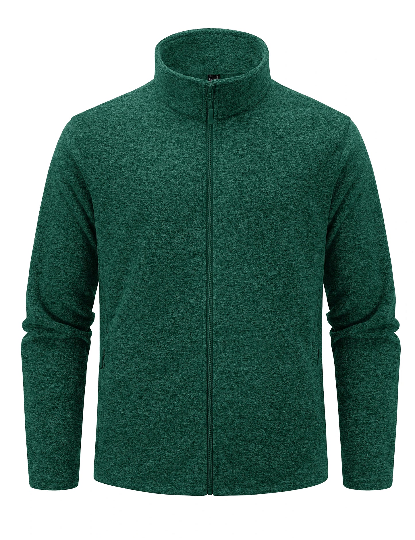 Giacche In Pile Leggere Uomo Con Colletto Alla Coreana Zip Intera Primaverile Sportiva Con Tasche Capispalla