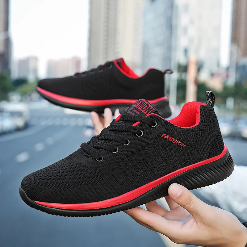 Scarpe Da Corsa Da Uomo Leggere Traspiranti Sneakers Sportive Per Jogging E Passeggio In Mesh Con Lacci Comode