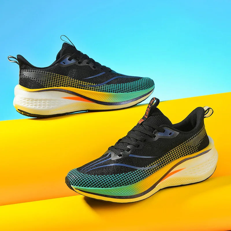 Scarpe da Corsa Sound Friction Rabbit 7PR con Piastra in Carbonio Traspiranti Leggere Sneakers Casual Unisex