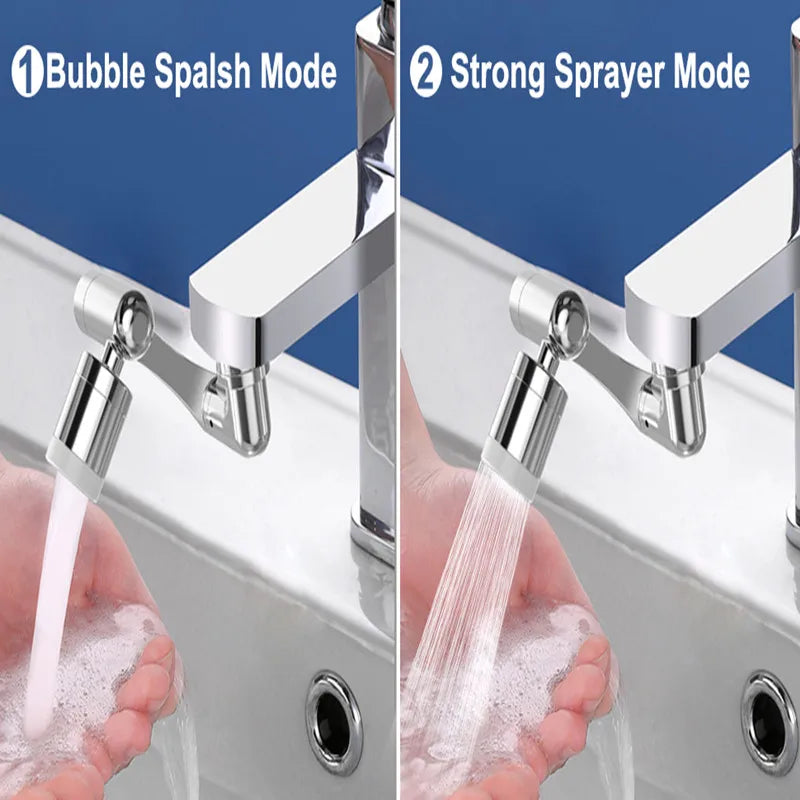 Estensore Aeratore Per Rubinetto Rotante Universale 1080 Gradi Testa Spruzzatrice 22 24mm Adattatore Lavabo Cucina