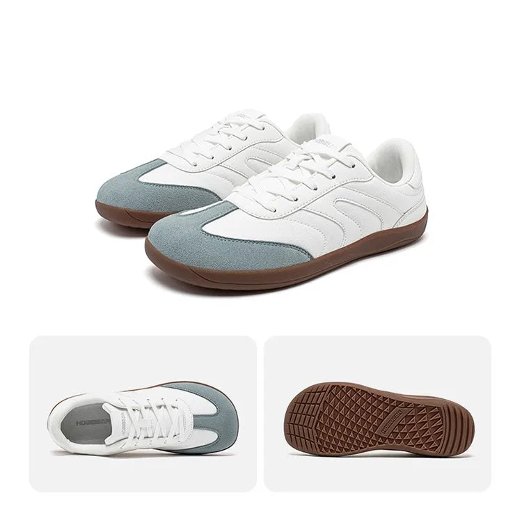 Hobibear Scarpe Da Ginnastica A Punta Larga Barefoot Unisex Zero Drop Minimalista Da Passeggio Con Lacci Antiscivolo
