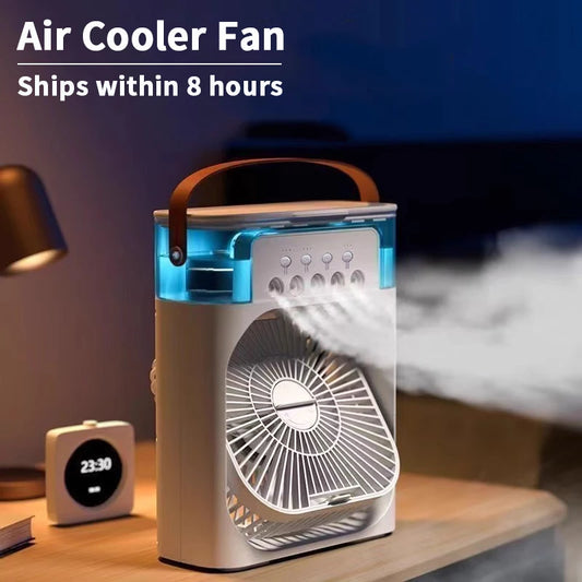 Ventilatore 3 In 1 Condizionatore D Aria Portatile Domestico Umidificatore LED Luce Notturna Per Ufficio Casa