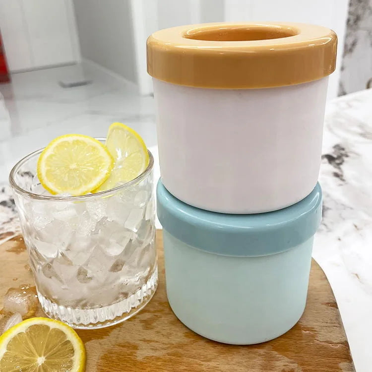 Stampo Per Cubetti Di Ghiaccio In Silicone Per Uso Alimentare Per Whisky E Bar Ecologico Pratico