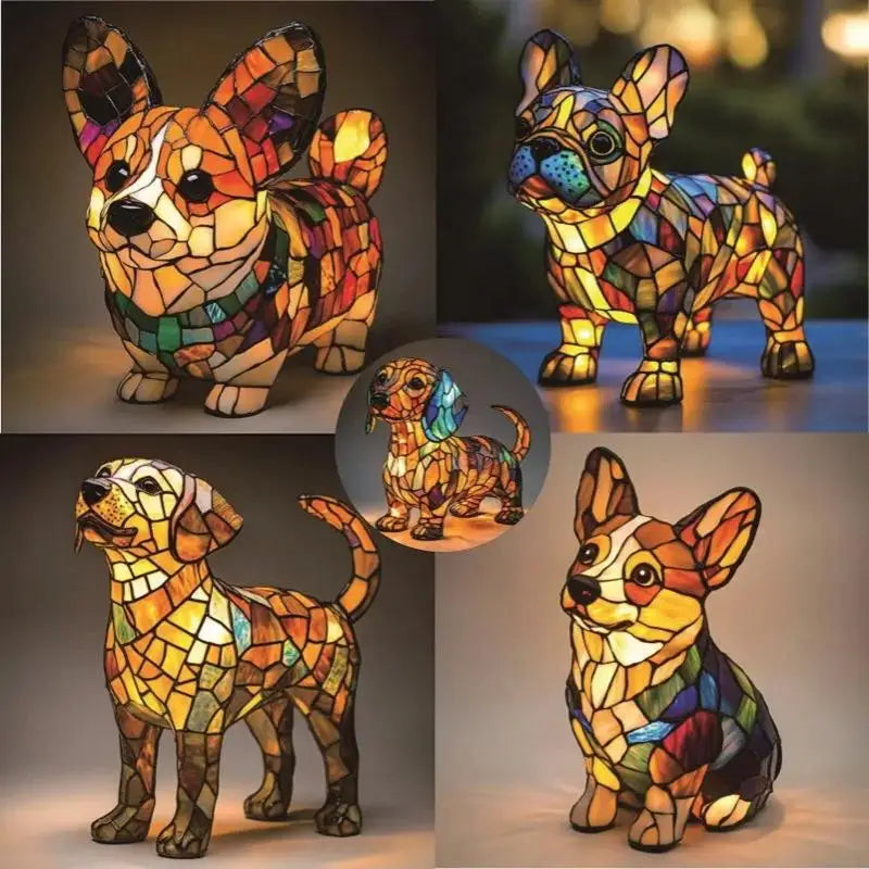 Lampada Da Comodino LED Con Luce Notturna In Resina Animale Carina Per Soggiorno E Letto Decorazione Regalo