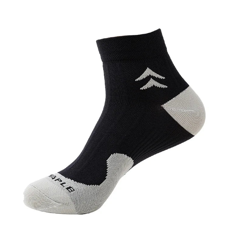 Calzini Sportivi Uomo Caviglia Alta Compressione Con Protezione Per Corsa Cotone Nylon Stile 41