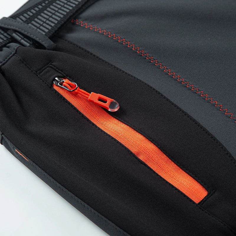 Pantaloni Invernali Da Uomo In Pile Per Trekking Impermeabili Caldi Da Campeggio All Aperto Soft Shell Antipioggia Antivento