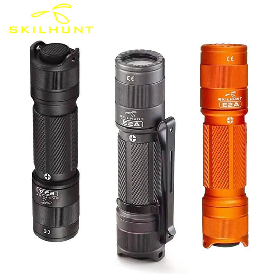 Skilhunt E2A 14500 / AA 600 lumen Mini torcia LED EDC tascabile compatta