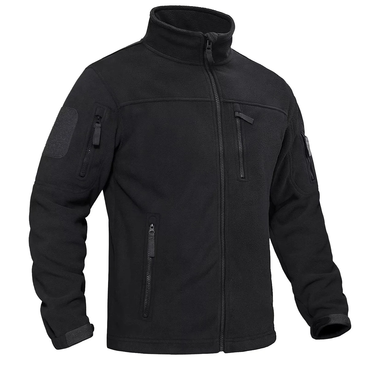 Tacvasen Giacca In Pile Da Uomo Caldo Antivento Con Cerniera Completa Tasche Zip Per Trekking E Lavoro All Esterno
