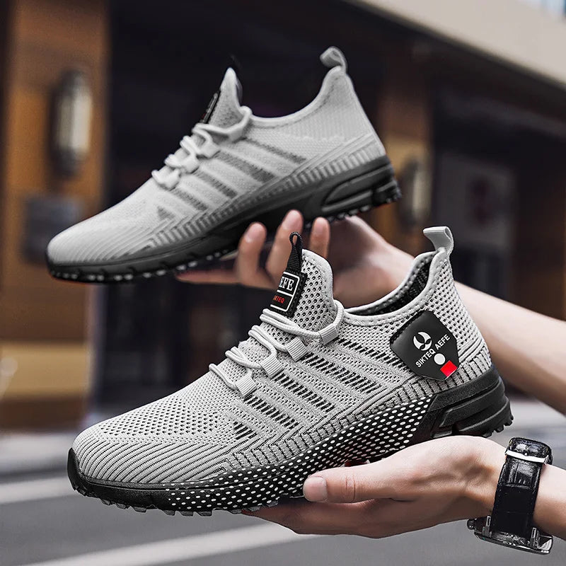 Sneakers Da Uomo Alla Moda In Mesh Traspirante Scarpe Casual Da Corsa Antiscivolo Per Esterno Di Alta Qualità