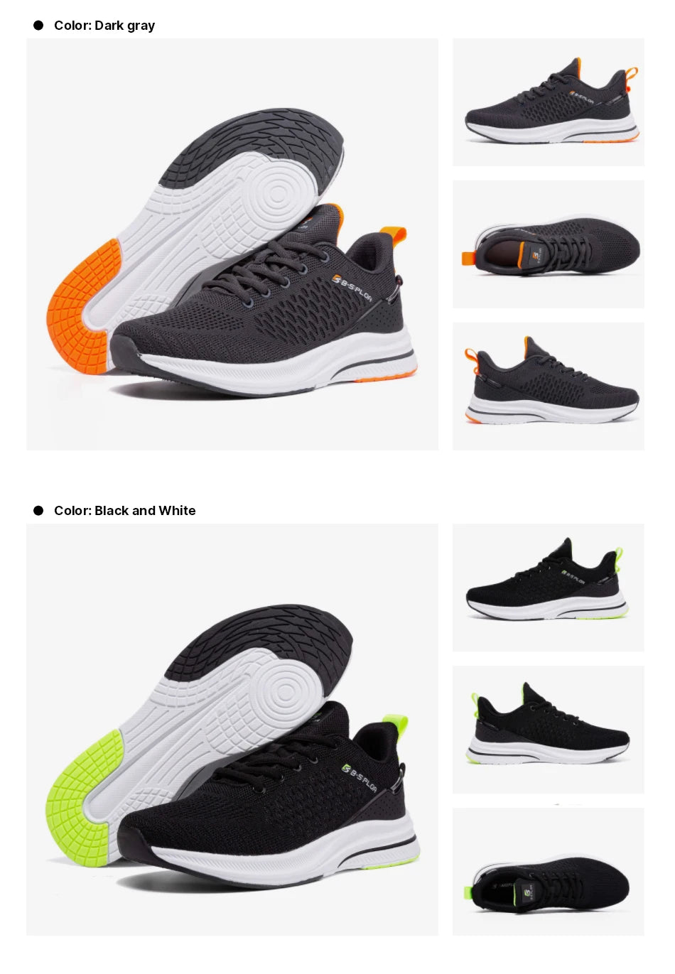 Baasploa Scarpe Da Corsa Da Uomo Traspiranti Leggere Con Aumento Di Altezza Design Sportivo Per Allenamenti All Aperto