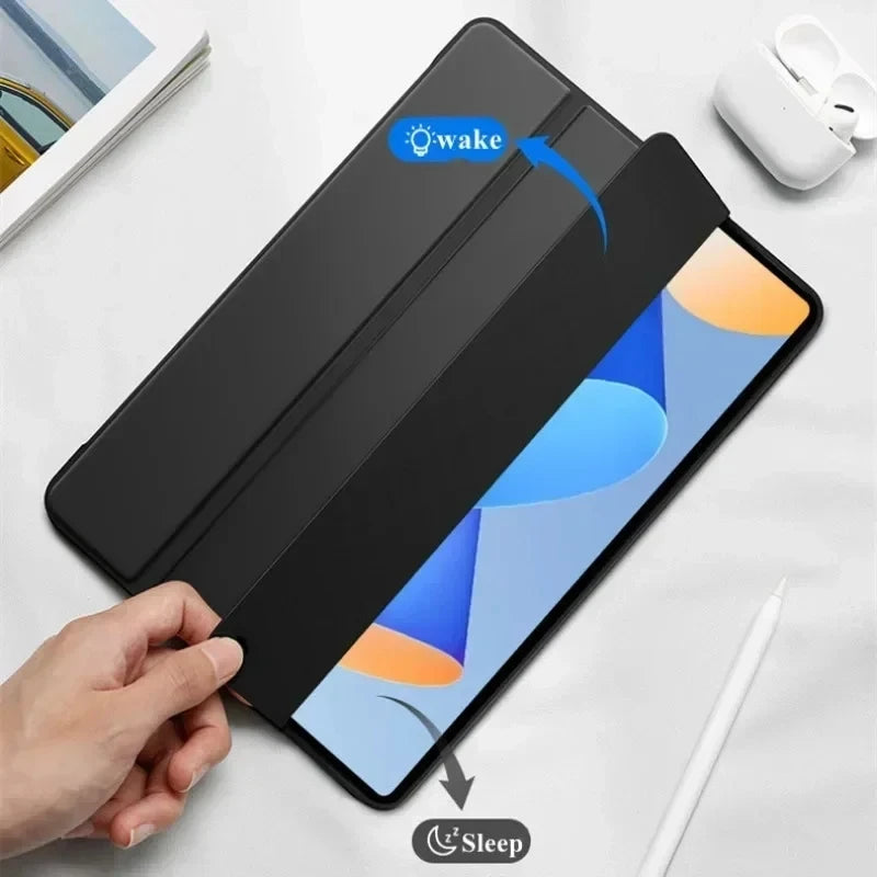 Custodia per Redmi Pad 2 11 Pollici Auto Sveglia Sonno in Silicone con Supporto Ricarica Coque Xiaomi Redmi Pad 2 2025