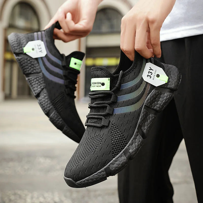Scarpe Da Ginnastica Uomo Traspiranti Da Corsa Comode Sneakers Sportive Con Plateau In Stile Classico Casual