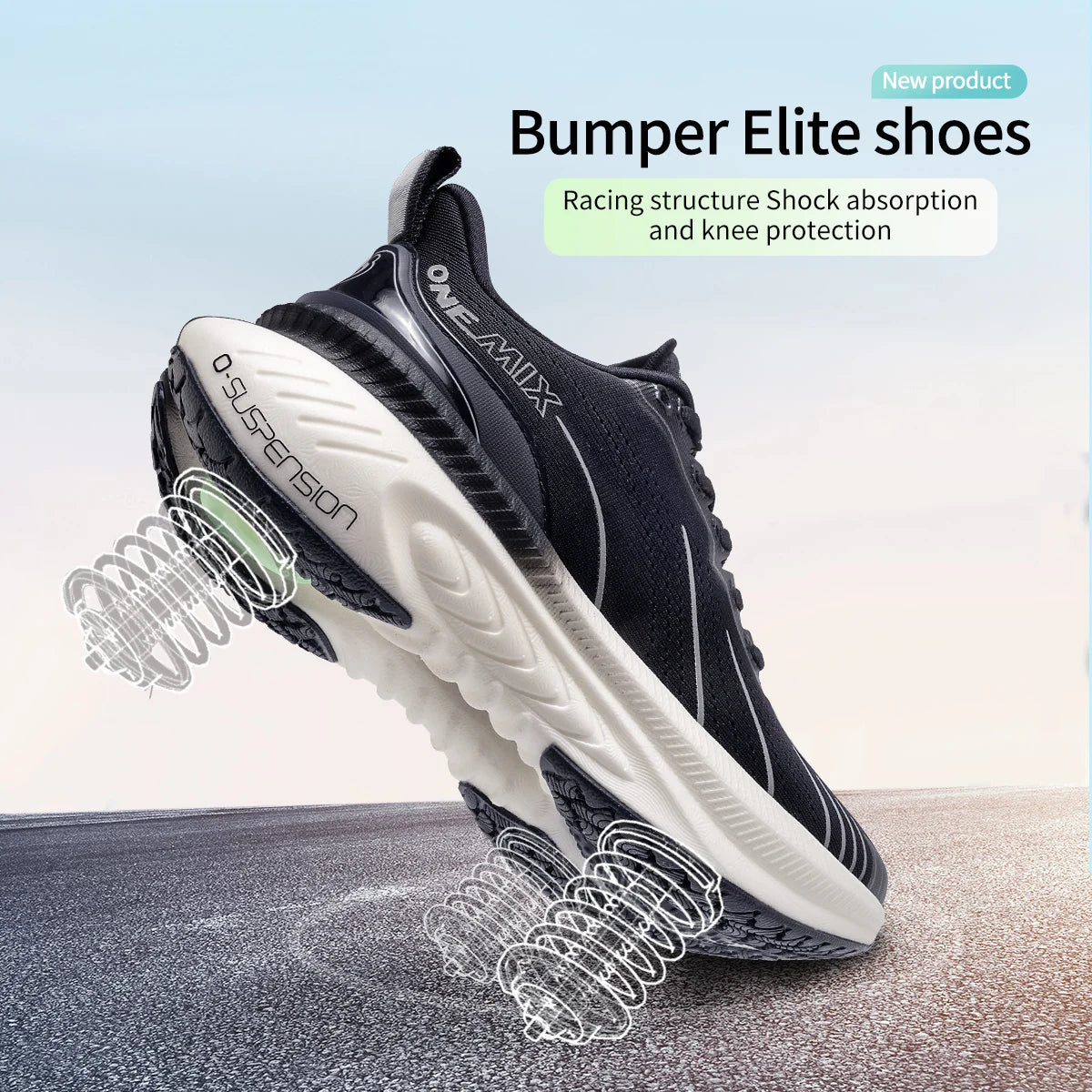 ONEMIX 21608A Scarpe Trail Da Uomo Blu Antiscivolo Scarpe Sportive Invernali Calde Per Allenamento All'Aperto