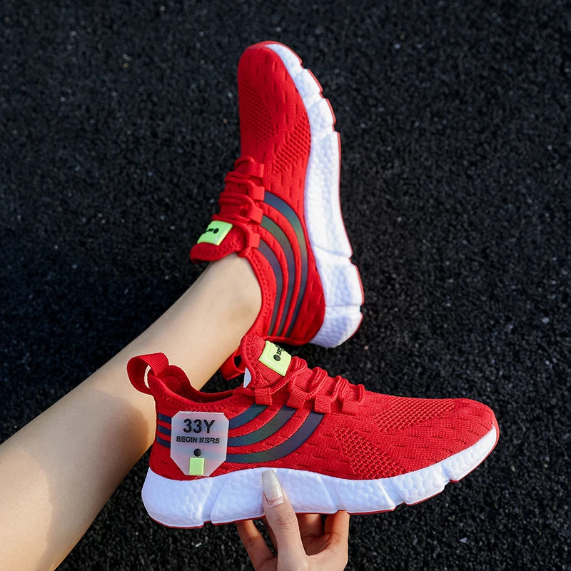 Scarpe Sportive Da Uomo Leggere E Traspiranti Sneakers Da Corsa Nere In Mesh Esterni Scarpe Da Passeggio Atletiche