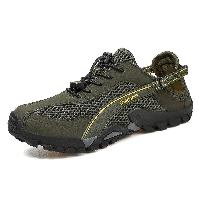 Scarpe Da Acqua Alte Uomo Ad Asciugatura Rapida Traspiranti In Mesh Antiscivolo Per Trekking E Arrampicata Slip On