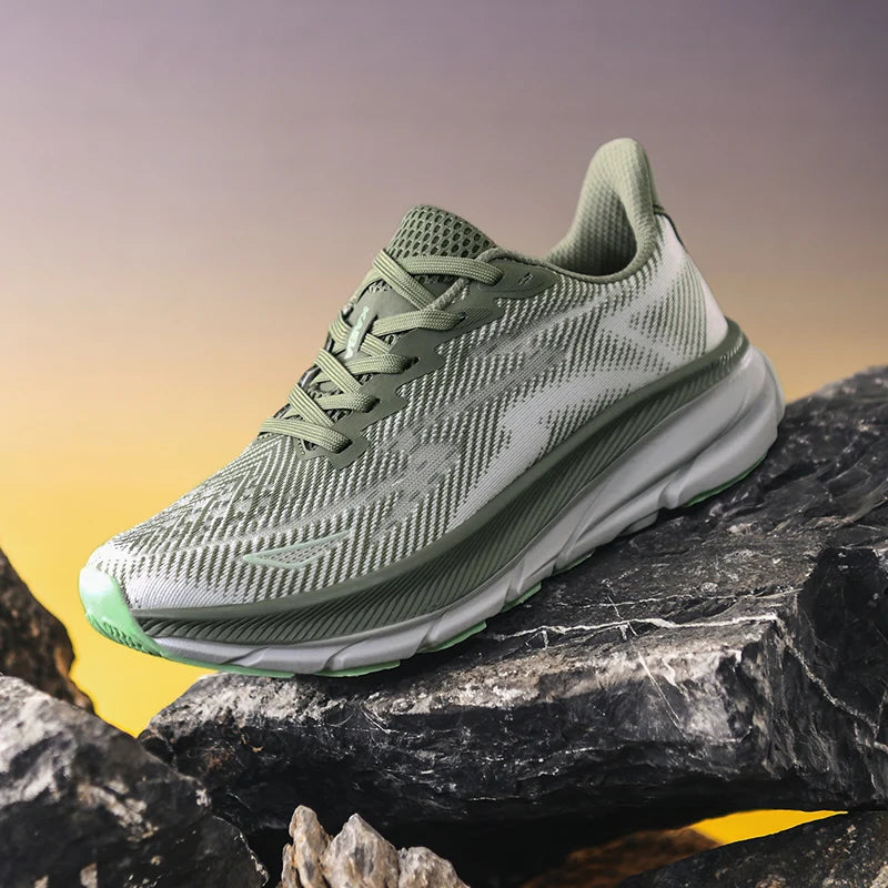 Scarpe Da Corsa Da Uomo Lusso Sneakers Esterno Con Ammortizzazione Mesh Traspiranti Da Ginnastica Fuoristrada Antiscivolo
