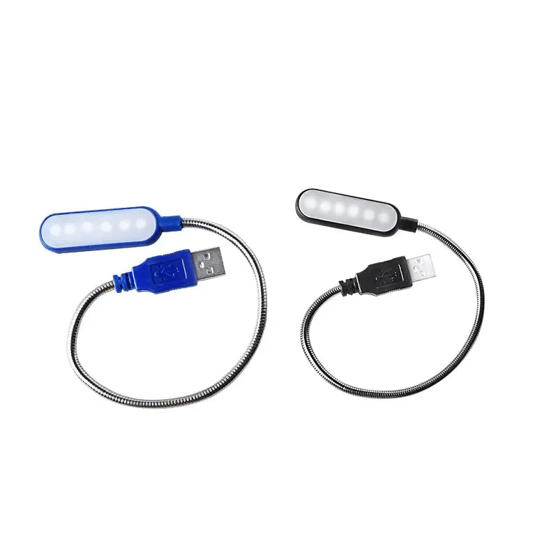 Homefish Lampada LED USB Mini Flessibile Lettura Notturna Portatile per Power Bank Laptop Notebook PC