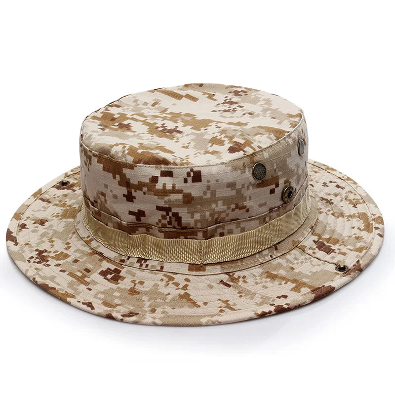 Cappello Boonie Da Pescatore Camouflage All Aperto Protezione Solare Per Esterni Caccia Escursionismo Arrampicata AF056