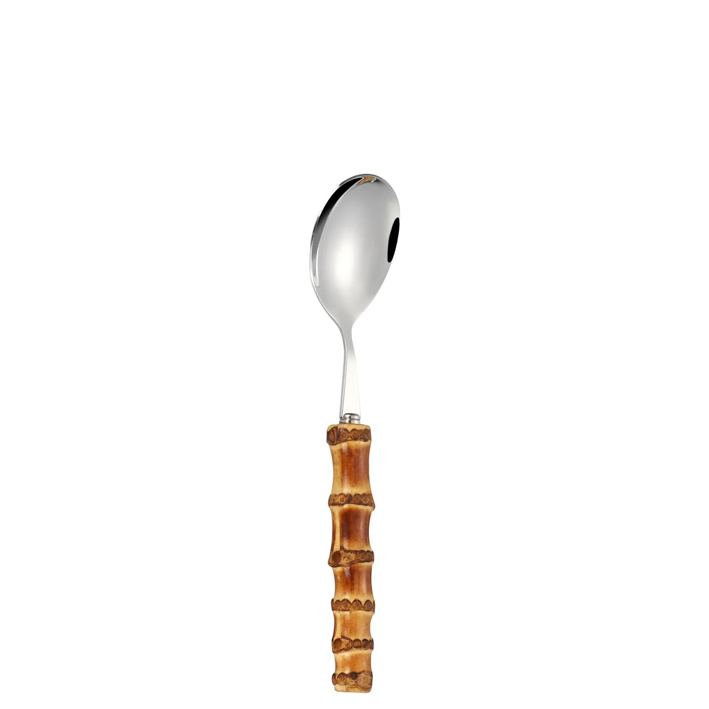 Pala Frittura In Acciaio Inossidabile Con Manico In Bambù Naturale E Cucchiaio Zuppa Giapponese Set Utensili Cucina