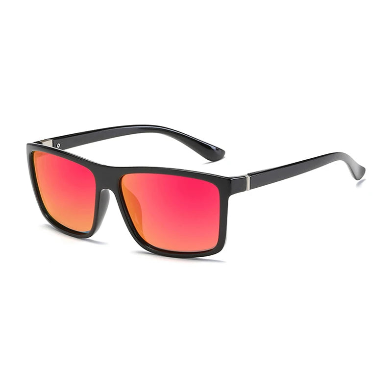 Occhiali da Sole Polarizzati Vintage Quadrati di Lusso per Uomo Donna Moda Arrampicata Guida Antiriflesso UV400