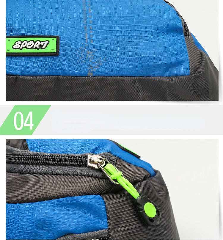 Marsupio Da Viaggio Impermeabile Con Cerniera Borsa A Tracolla Unisex Capacità Regolabile In Nylon