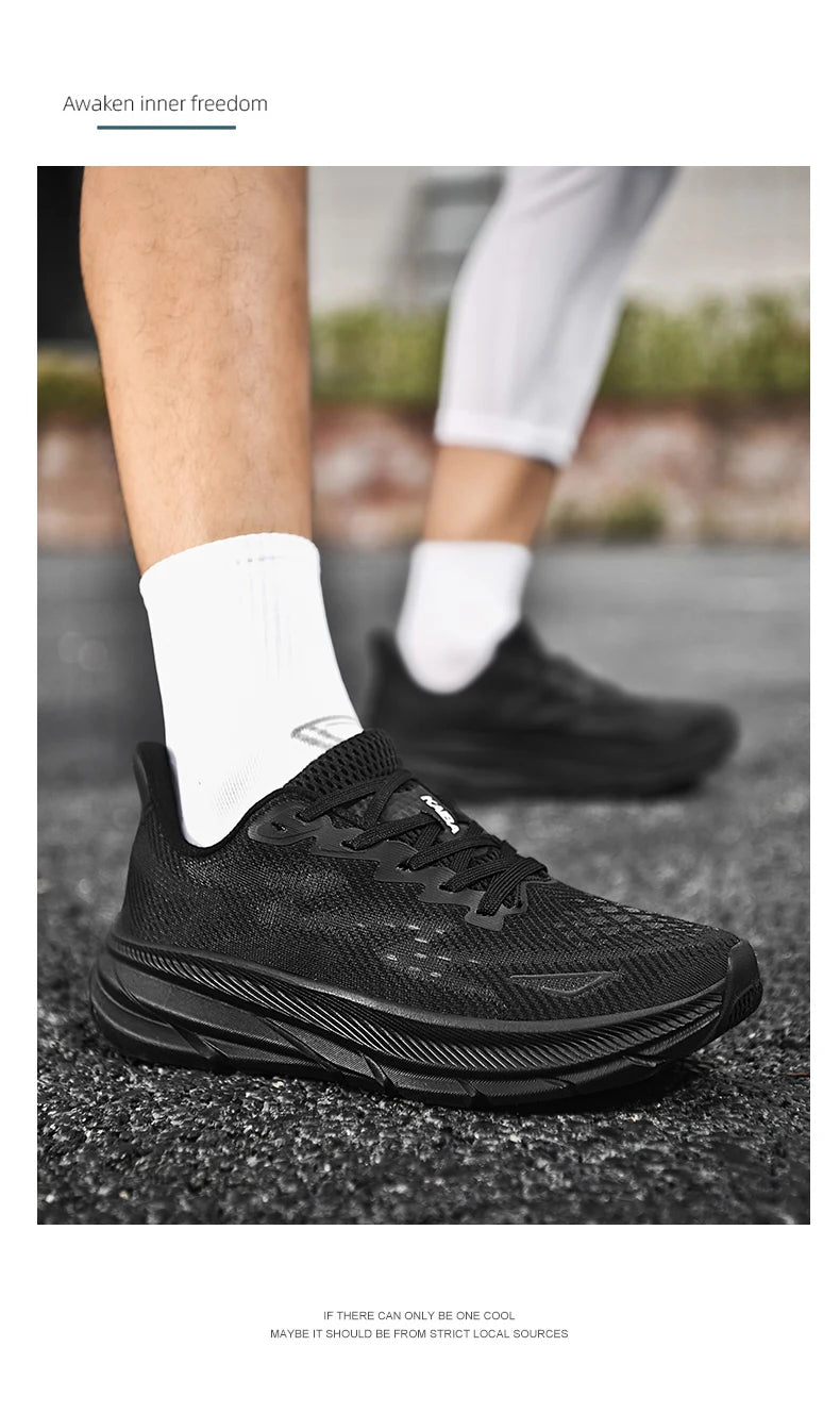 Scarpe Da Corsa Da Uomo Lusso Sneakers Esterno Con Ammortizzazione Mesh Traspiranti Da Ginnastica Fuoristrada Antiscivolo