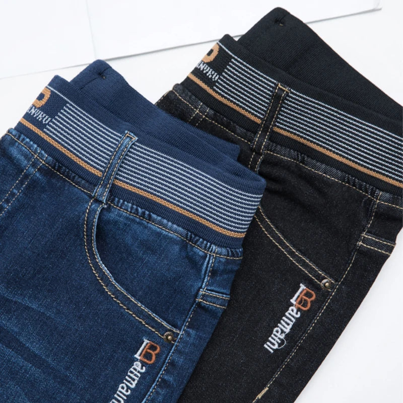 Jeans Da Donna Vita Alta Elastico Skinny Denim Retro Stretch Taglia 36 In Stile Coreano Elegante
