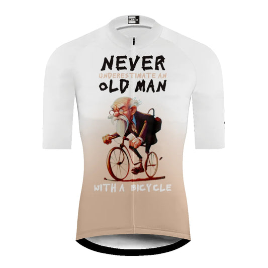 Maglia Ciclismo Uomo Manica Corta Classica Da Corsa Traspirante Estiva Con Tasche Riflettente