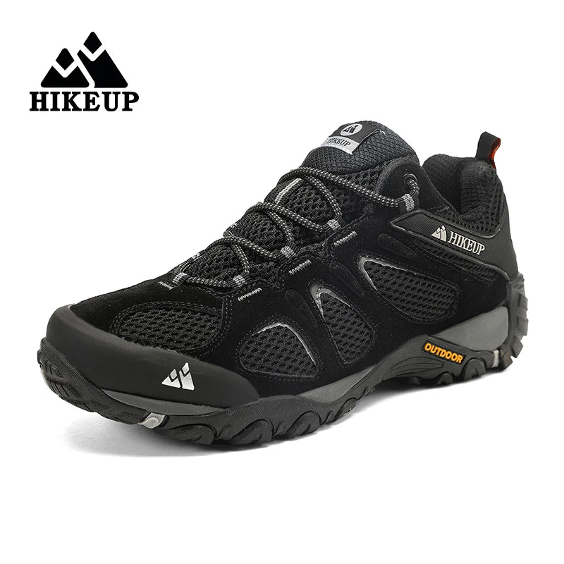 Hikeup Scarpe Da Uomo Traspiranti Da Trekking All'aperto Antispruzzo Mountain Climbing Sport Sneaker Da Trekking