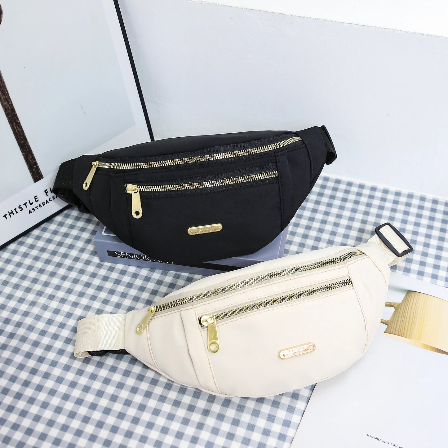 Marsupio Sportivo Da Donna Multistrato In Nylon Per Attività All Aperto Borsa A Tracolla Da Petto Per Telefono