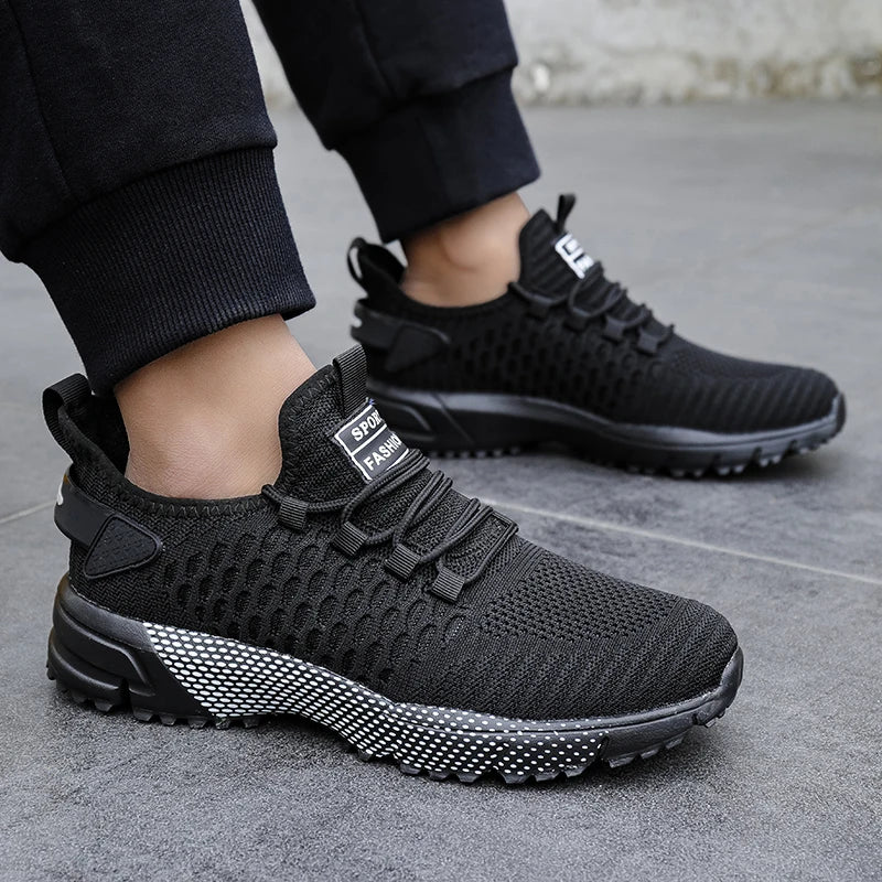 Scarpe Nuove da Ginnastica Uomo Leggere con Piattaforma per Corsa Antiscivolo Traspiranti con Suola Spessa Vendita Calda