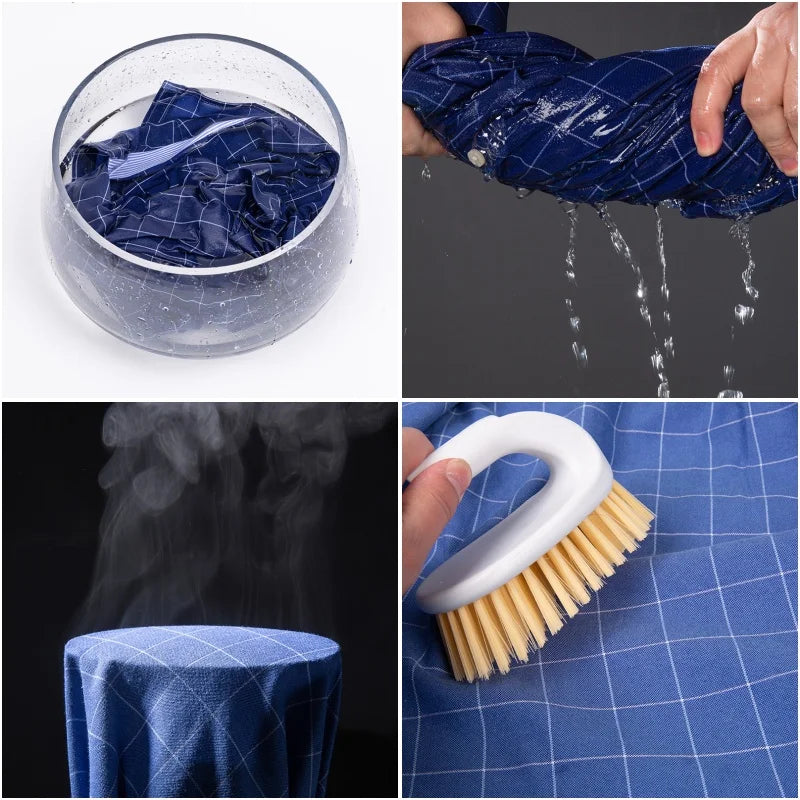 Camicia Da Uomo In Cotone Oxford A Quadri Maniche Lunghe Vestibilità Regolare Con Tasca Frontale