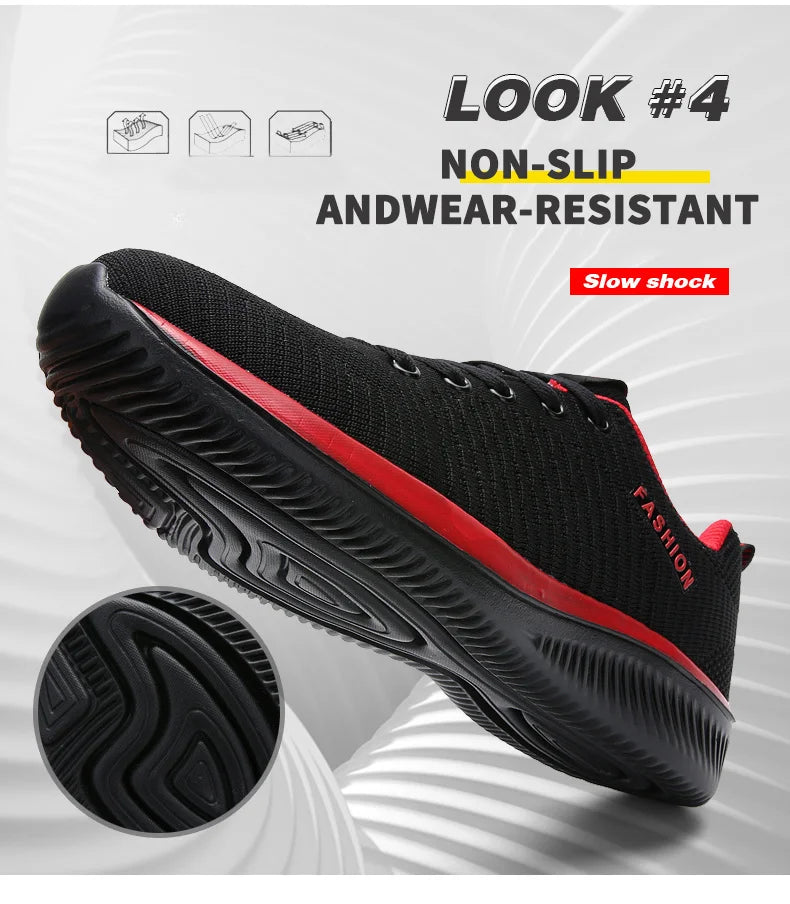 Scarpe Da Corsa Da Uomo Leggere Traspiranti Sneakers Sportive Per Jogging E Passeggio In Mesh Con Lacci Comode