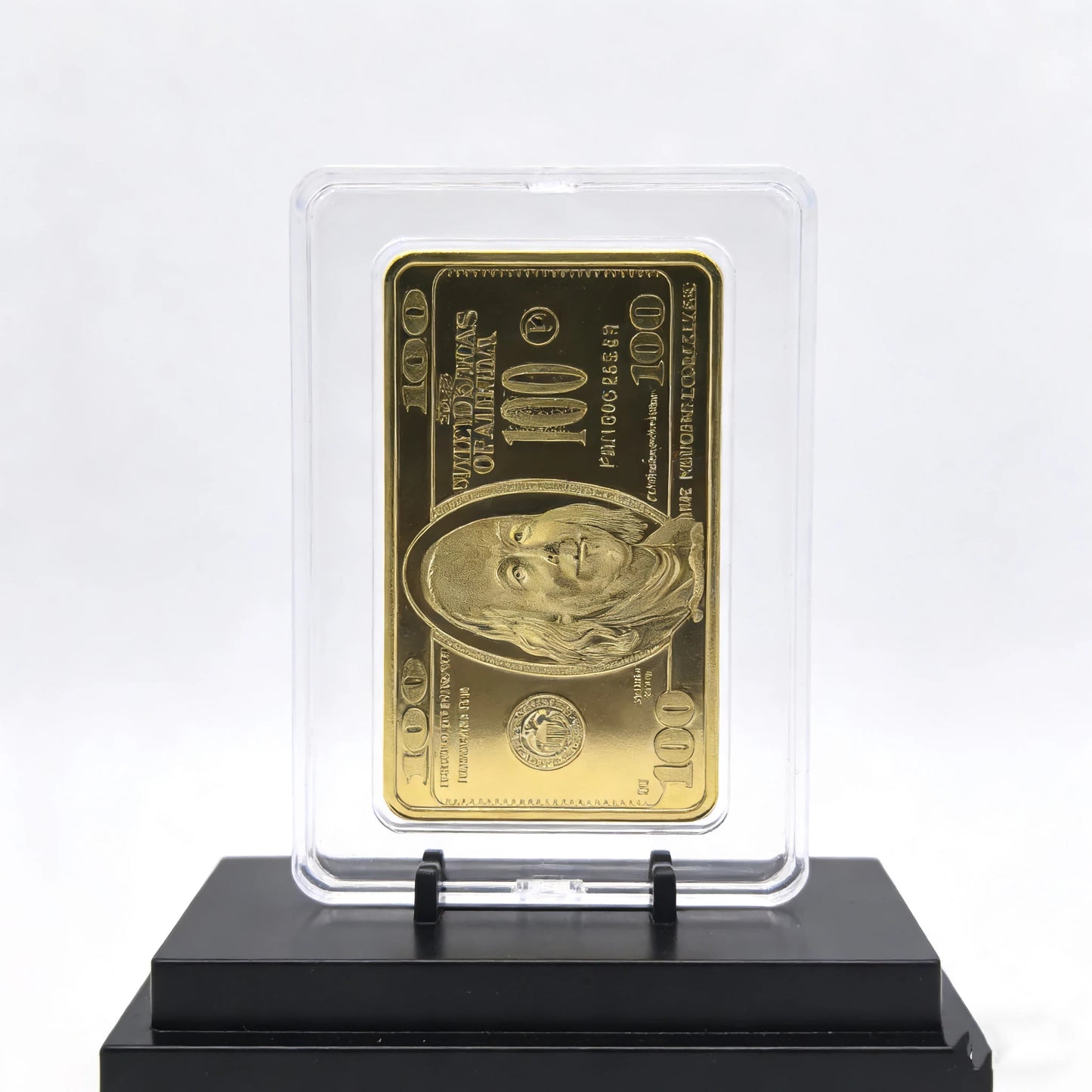 Barra Commemorativa Placcata Oro Con Banconota USA Da 1 Oncia Souvenir Da Collezione Per Appassionati Di Monete