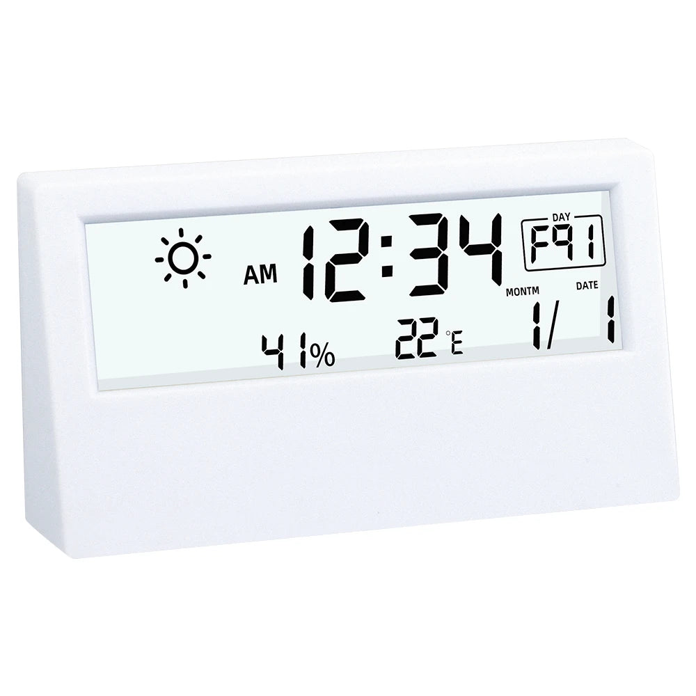 Misuratore Elettronico Multifunzionale Umidità E Temperatura Con Sveglia E Igrometro Stazione Meteo Per Home Office