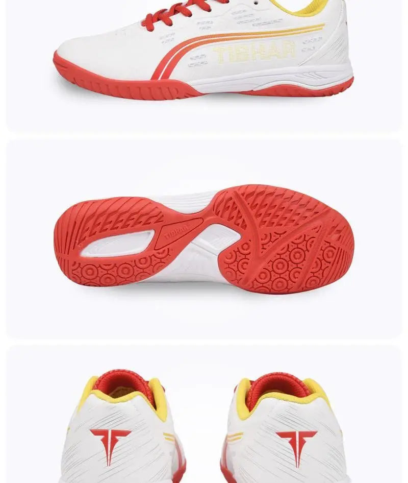 Scarpe da Ping Pong Tibhar per Uomo e Donna Sportive Professionali Antiscivolo Traspiranti