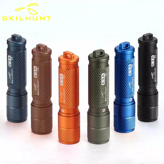 Skilhunt E3A AAA 100 lumen Pocket EDC Portachiavi Mini Torcia LED