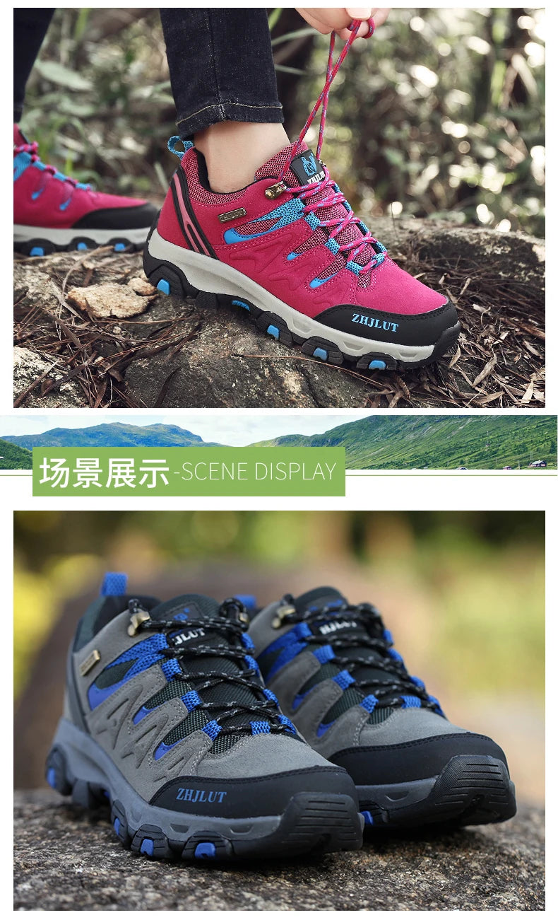 Stivali Da Trekking Da Montagna Per Uomo E Donna Scarpe Passeggio Resistenti All Usura Scarpe Da Arrampicata Estiva