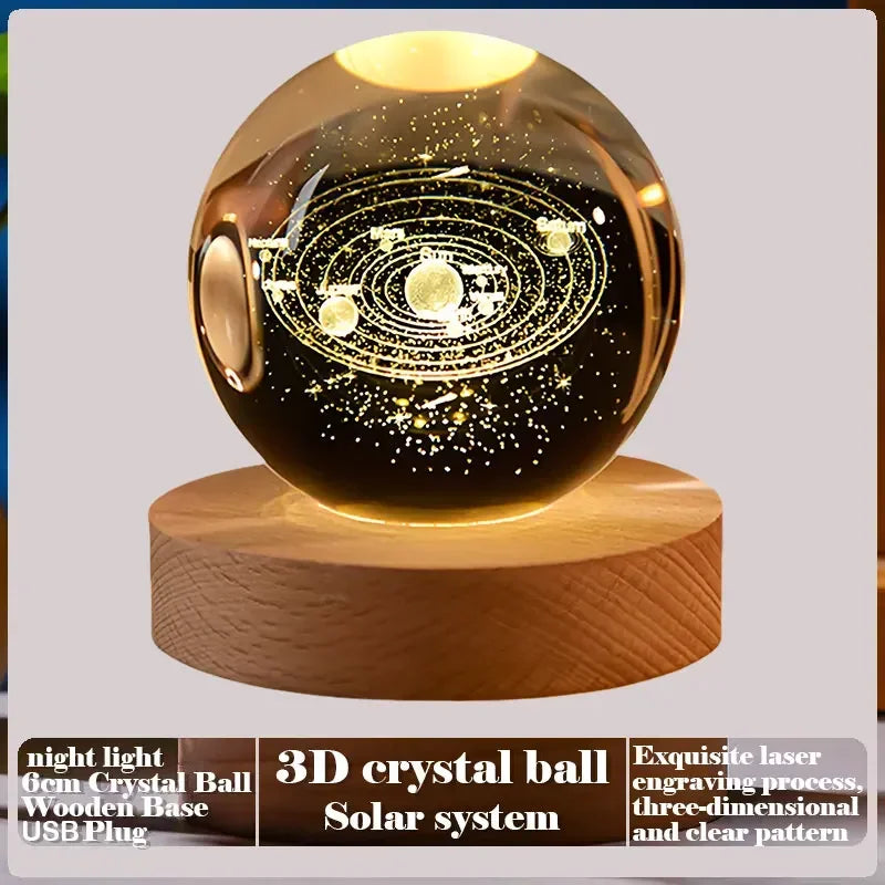 Sfera di Cristallo 3D Creativa Regalo San Valentino Rosa Per la Festa della Mamma Decorazione da Scrivania Nuvola