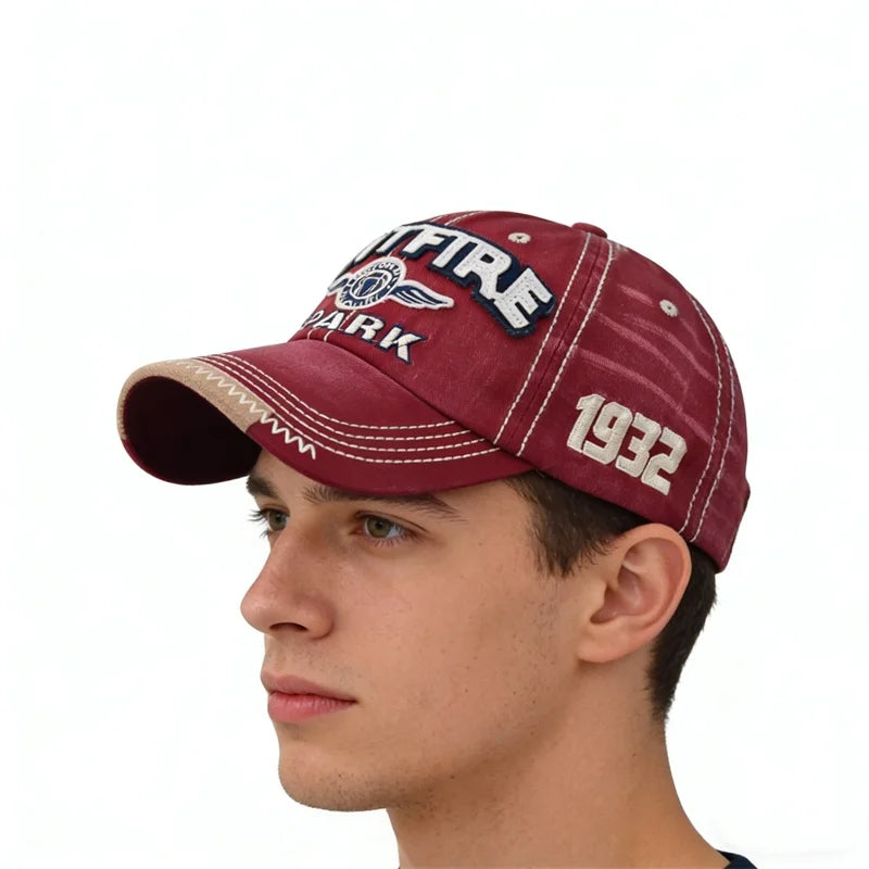 Cappellino Da Baseball Spark Unisex Ricamo E Stampa Visiera Cotone Lavato Cappello Sportivo Hip Hop Uomo Donna