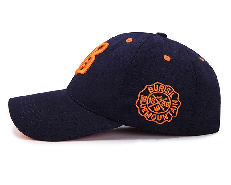Berretto Baseball Unisex Cotone Estivo con Ricamo Snapback Protezione Solare Adulti