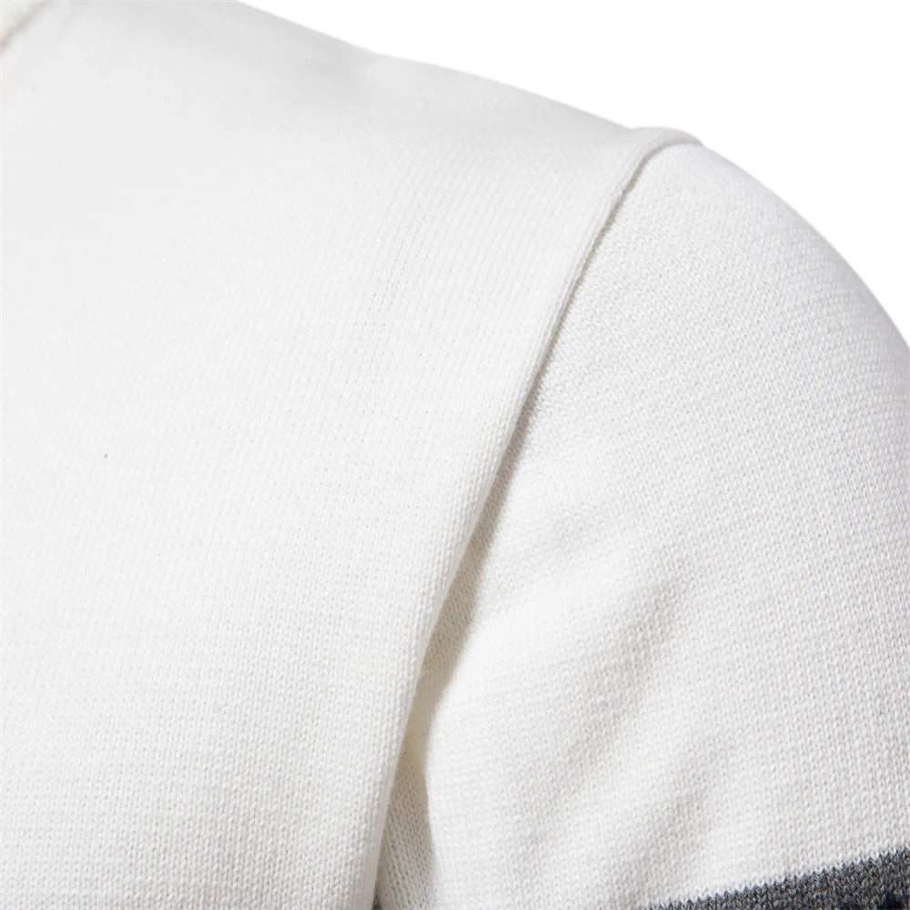 Maglione Con Cerniera Da Uomo In Cotone Alta Qualità Per Autunno Inverno Caldo Con Motivi Etnici